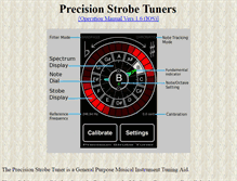 Tablet Screenshot of precisionstrobe.com